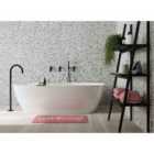 Showerwall Positano Grey Terrazzo Bathroom Wall Panel 2440 x 900mm