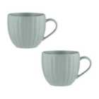 Price & Kensington Set Of 2 Luxe Oversized Mugs Duckegg