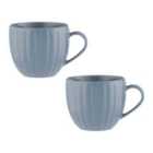 Price & Kensington Set Of 2 Luxe Oversized Mugs Bluebell