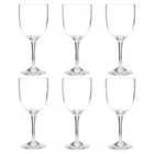 Ravenhead Essentials Siesta Set Of 6 Wine Glasses 36Cl