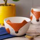Price & Kensington Set Of 2 Woodland Fox Bowls