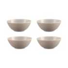 Mason Cash Reactive Linear Grey Set Of 4 Bowls 16Cm