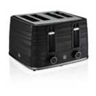 SWAN Symphony 4 Slice Toaster - Black