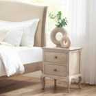 Julian Bowen Camille 2 Drawer Bedside