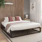 GFW Loft Platform King Metal Bed & Pocket Mattress