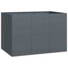 vidaXL Planter Anthracite 120X80X80cm Steel