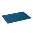 Harbour Housewares Rectangle Glass Chopping Board - 40cm x 30cm - Hague Blue