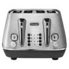 DELONGHI 4 Slice Distinta X Stainless Steel Toaster