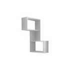 Decortie Wall-mounted Corner Shelf 20X47X82Cm Particleboard, White