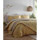 Portfolio Home Yasmina Floral Ochre Single Duvet Cover Set