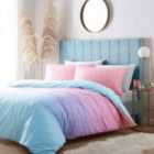 Portfolio Home Rainbow Ombre Super King Duvet Cover and Pillowcases