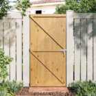 Garden Sanctuary 183cm H Retro Pine Wood Garden Gate with Latch, Natural