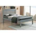 Flintshire Rossett 4Ft 6 Grey Wooden Bed Frame