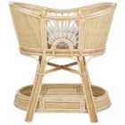 Beliani Bassinet Rattan Lagrasse 50 X 70 Cm Natural