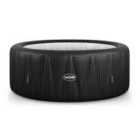 Wave Atlantic 6 Person Round Inflatable Hot Tub Slate Rattan