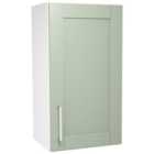 Wickes Ohio Reed Green Shaker Wall Unit - 400mm