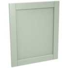 Wickes Ohio Reed Green Shaker Appliance Door (B) - 600 x 731mm