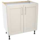 Wickes Ohio Porcelain Shaker Base Unit - 800mm