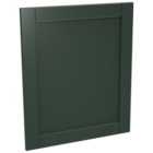 Wickes Ohio Forest Green Shaker Appliance Door (B) - 600 x 731mm