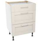 Wickes Ohio Porcelain Shaker Drawer Unit - 600mm