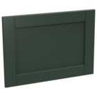 Wickes Ohio Forest Green Shaker Appliance Door (D) - 600 x 437mm