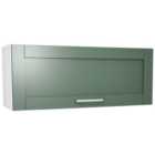 Wickes Ohio Forest Green Shaker Narrow Wall Unit - 900mm