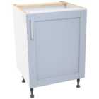 Wickes Ohio Hazy Blue Shaker Base Unit - 600mm
