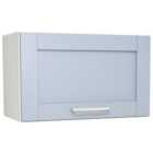 Wickes Ohio Hazy Blue Shaker Narrow Wall Unit - 600mm