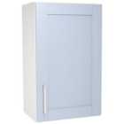 Wickes Ohio Hazy Blue Shaker Wall Unit - 450mm
