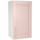 Wickes Ohio Dusky Pink Shaker Wall Unit - 400mm