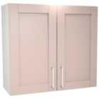 Wickes Ohio Dusky Pink Shaker Wall Unit - 800mm