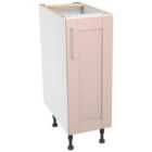 Wickes Ohio Dusky Pink Shaker Base Unit - 300mm