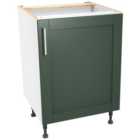 Wickes Ohio Forest Green Shaker Base Unit - 600mm