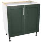 Wickes Ohio Forest Green Shaker Base Unit - 800mm