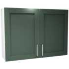 Wickes Ohio Forest Green Shaker Wall Unit - 1000mm