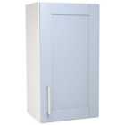 Wickes Ohio Hazy Blue Shaker Wall Unit - 400mm