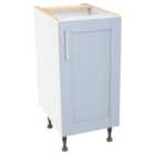 Wickes Ohio Hazy Blue Shaker Base Unit - 400mm