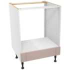 Wickes Ohio Dusky Pink Shaker Built Under Oven Unit - 600mm
