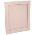 Wickes Ohio Dusky Pink Shaker Appliance Door (B) - 600 x 731mm