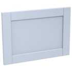 Wickes Ohio Hazy Blue Shaker Appliance Door (D) - 600 x 437mm