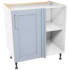 Wickes Ohio Hazy BlueCorner Base Unit - 800mm