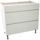 Wickes Madison Gloss Stone Drawer Unit - 900mm