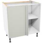 Wickes Madison Gloss Stone Corner Base Unit - 800mm
