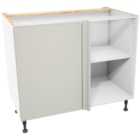 Wickes Madison Gloss Stone Corner Base Unit - 1000mm