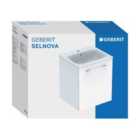 Geberit Selnova Slim-rim Basin & Cabinet Set, 550mmW - White