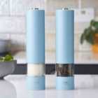 Cooks Professional Electric Salt and Pepper Mill Set Blue