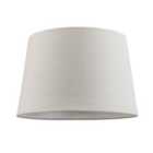 Contemporary Light Cream Linen Fabric Drum Lampshade with Cotton Inner