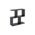 Decortie End Table Versatile Design 19.5X60X60Cm Particleboard Silky Grey Black