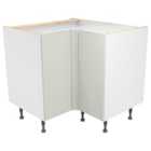 Wickes Madison Gloss Stone Corner Base Unit - 925mm