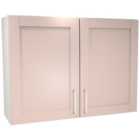 Wickes Ohio Dusky Pink Shaker Wall Unit - 1000mm